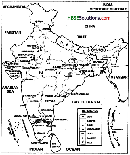 HBSE 8th Class Social Science Solutions Geography Chapter 3 Mineral and Power Resources 2