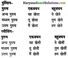 HBSE 10th Class Hindi Vyakaran क्रिया 5