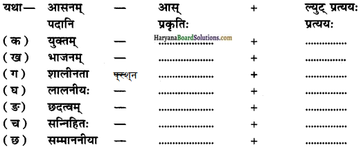 HBSE 10th Class Sanskrit Solutions Shemushi Chapter 4 शिशुलालनम् img-1