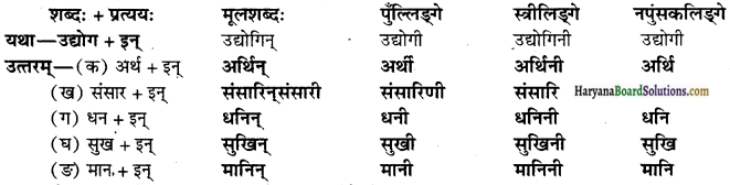 HBSE 10th Class Sanskrit vyakaranPratyaya img-12