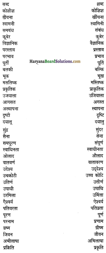 HBSE 12th Class Hindi Vyakaran वाक्य-शोधन 4