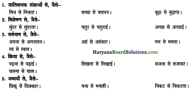 HBSE 9th Class Hindi Vyakaran संज्ञा 1