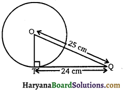 HBSE 10th Class Maths Solutions Chapter 10 वृत्त Ex 10.2 1