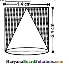 HBSE 10th Class Maths Solutions Chapter 13 पृष्ठीय क्षेत्रफल और आयतन Ex 13.1 9