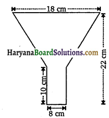 HBSE 10th Class Maths Solutions Chapter 13 पृष्ठीय क्षेत्रफल और आयतन Ex 13.5 5