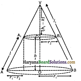 HBSE 10th Class Maths Solutions Chapter 13 पृष्ठीय क्षेत्रफल और आयतन Ex 13.5 7