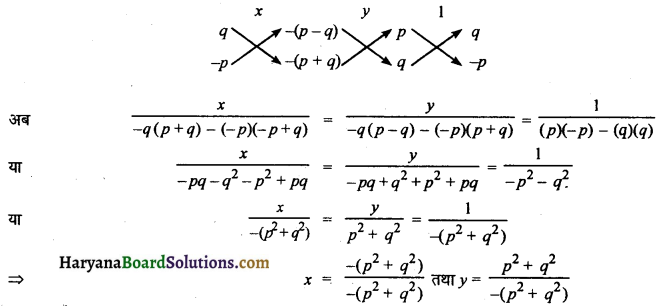 HBSE 10th Class Maths Solutions Chapter 3 दो चर वाले रैखिक समीकरण युग्म Ex 3.7 7