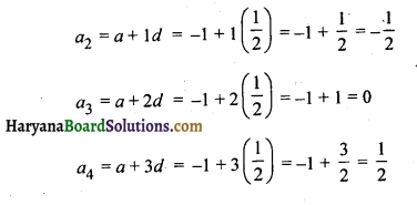HBSE 10th Class Maths Solutions Chapter 5 समांतर श्रेढ़ियाँ Ex 5.1 3