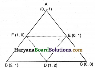 HBSE 10th Class Maths Solutions Chapter 7 निर्देशांक ज्यामिति Ex 7.3 1