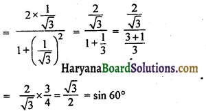 HBSE 10th Class Maths Solutions Chapter 8 त्रिकोणमिति का परिचय Ex 8.2 7