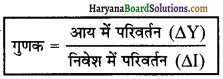 HBSE 12th Class Economics Important Questions Chapter 4 आय तथा रोजगार के निर्धारण 1