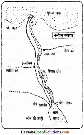 HBSE 12th Class Geography Important Questions Chapter 8 परिवहन एवं संचार 3