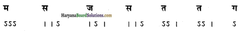 HBSE 12th Class Sanskrit व्याकरणम् छन्द प्रकरणम् img-8