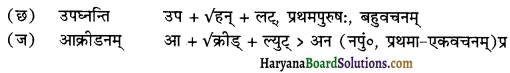 HBSE 12th Class Sanskrit व्याकरणम् प्रत्ययाः 34