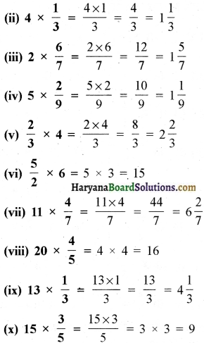 HBSE 7th Class Maths Solutions Chapter 2 भिन्न एवं दशमलव Ex 2.2 - 3