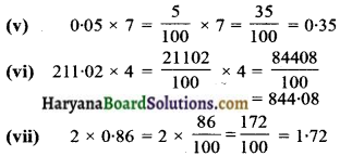 HBSE 7th Class Maths Solutions Chapter 2 भिन्न एवं दशमलव Ex 2.6 - 2