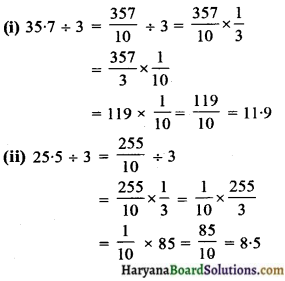 HBSE 7th Class Maths Solutions Chapter 2 भिन्न एवं दशमलव InText Questions 10