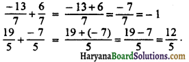 HBSE 7th Class Maths Solutions Chapter 9 परिमेय संख्याएँ InText Questions 7