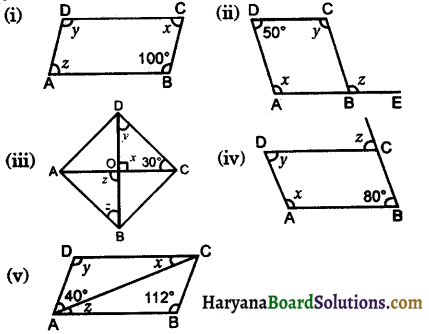 HBSE 8th Class Maths Solutions Chapter 3 चतुर्भुजों को समझना Ex 3.3 - 2
