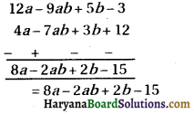 HBSE 8th Class Maths Solutions Chapter 9 बीजीय व्यंजक एवं सर्वसमिकाएँ Ex 9.1 -2