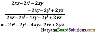 HBSE 8th Class Maths Solutions Chapter 9 बीजीय व्यंजक एवं सर्वसमिकाएँ Ex 9.3 -5