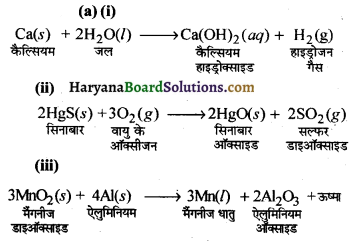 HBSE 10th Class Science Important Questions Chapter 3 धातु एवं अधातु 5