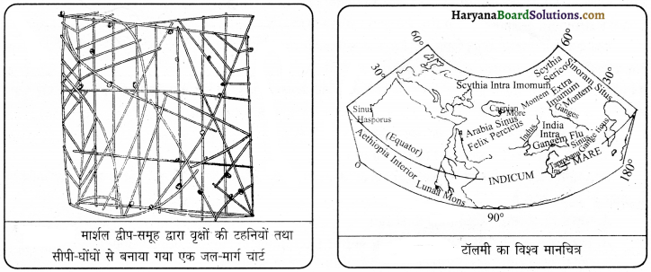 HBSE 11th Class Practical Work in Geography Solutions Chapter 1 मानचित्र का परिचय 1