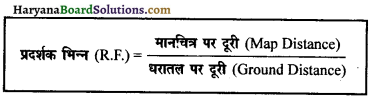 HBSE 11th Class Practical Work in Geography Solutions Chapter 2 मानचित्र मापनी 3