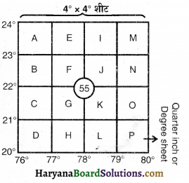 HBSE 11th Class Practical Work in Geography Solutions Chapter 5 स्थलाकृतिक मानचित्र 8
