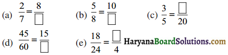 HBSE 6th Class Maths Solutions Chapter 7 भिन्न Ex 7.3 - 6