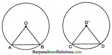HBSE 9th Class Maths Solutions Chapter 10 वृत्त Ex 10.2 2