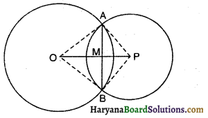HBSE 9th Class Maths Solutions Chapter 10 वृत्त Ex 10.3 3