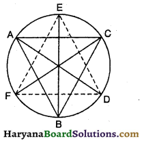 HBSE 9th Class Maths Solutions Chapter 10 वृत्त Ex 10.6 8