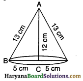 HBSE 9th Class Maths Solutions Chapter 13 पृष्ठीय क्षेत्रफल एवं आयतन Ex 13.7 2