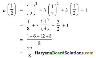 HBSE 9th Class Maths Solutions Chapter 2 बहुपद Ex 2.3 - 1