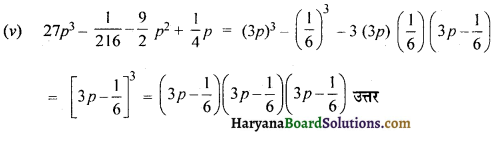 HBSE 9th Class Maths Solutions Chapter 2 बहुपद Ex 2.5 - 3