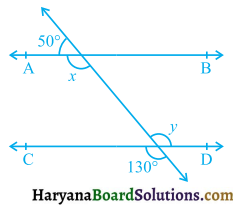 HBSE 9th Class Maths Solutions Chapter 6 रेखाएँ और कोण Ex 6.2 - 1