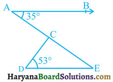 HBSE 9th Class Maths Solutions Chapter 6 रेखाएँ और कोण Ex 6.3 - 3