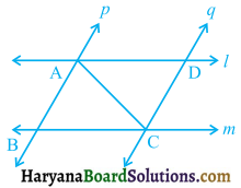 HBSE 9th Class Maths Solutions Chapter 7 त्रिभुज Ex 7.1 - 4