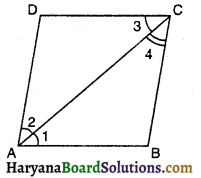 HBSE 9th Class Maths Solutions Chapter 8 चतुर्भुज Ex 8.1 6