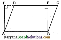 HBSE 9th Class Maths Solutions Chapter 9 समान्तर चतुर्भुज और त्रिभुजों के क्षेत्रफल Ex 9.4 1