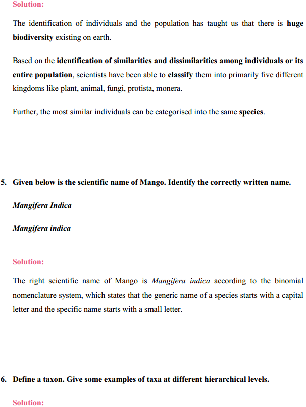 HBSE 11th Class Biology Solutions Chapter 1 The Living World 3