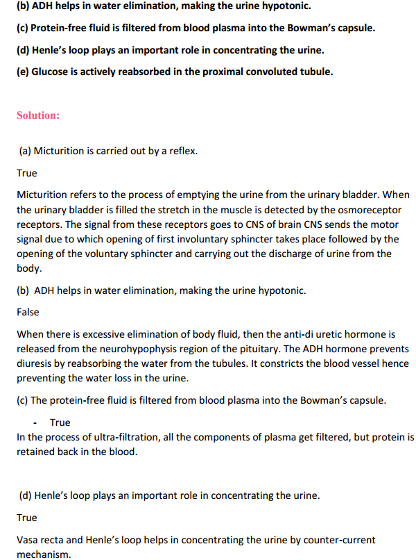 HBSE 11th Class Biology Solutions Chapter 19 Excretory Products and their Elimination 2