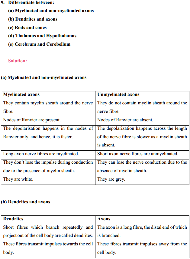 HBSE 11th Class Biology Solutions Chapter 21 Neural control and co-ordination 31