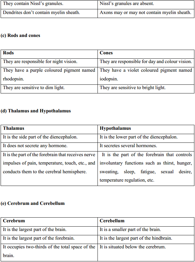 HBSE 11th Class Biology Solutions Chapter 21 Neural control and co-ordination 32