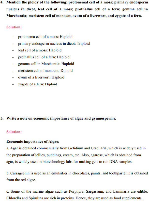 HBSE 11th Class Biology Solutions Chapter 3 Plant Kingdom 8