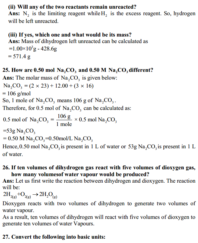 HBSE 11th Class Chemistry Solutions Chapter 1 Some Basic Concepts of Chemistry 15