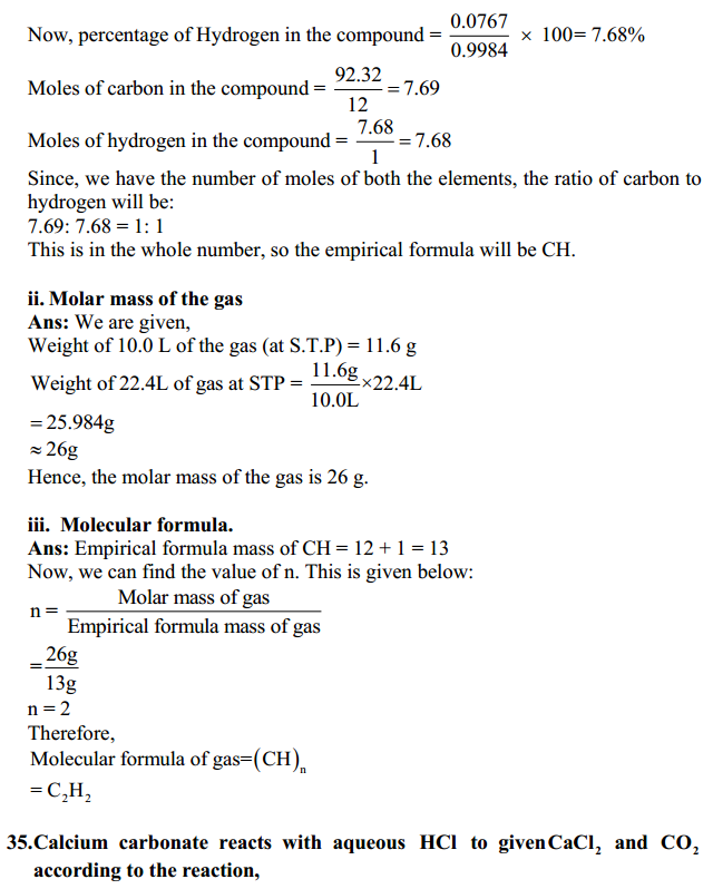 HBSE 11th Class Chemistry Solutions Chapter 1 Some Basic Concepts of Chemistry 21