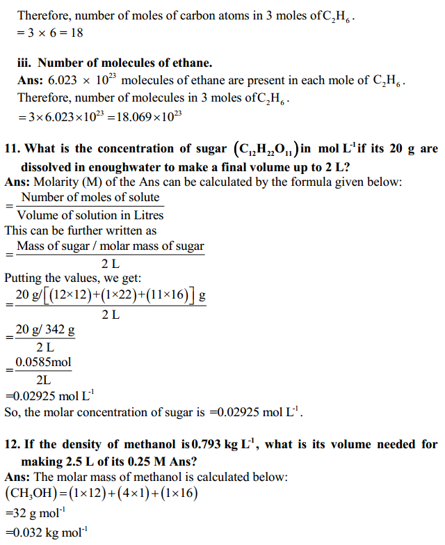 HBSE 11th Class Chemistry Solutions Chapter 1 Some Basic Concepts of Chemistry 7