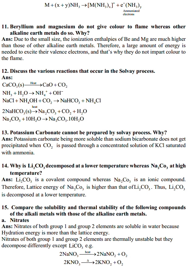 HBSE 11th Class Chemistry Solutions Chapter 10 The s-Block Elements 3